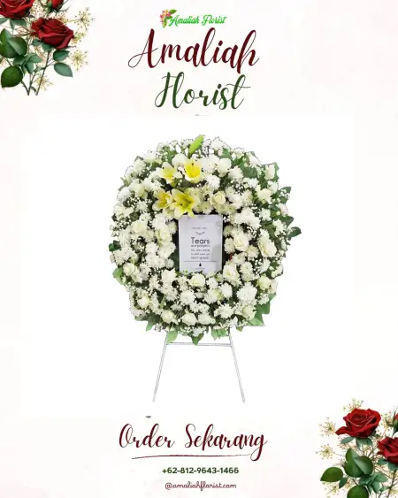 Krans Bunga Duka Pasir Tangkil